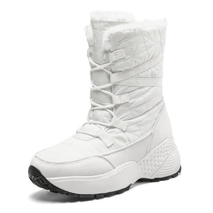 Cap Point Women's Warm Mid-Calf Platform Snow Boots
