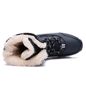 Cap Point Women Waterproof Snow Boots  With Thick Fur