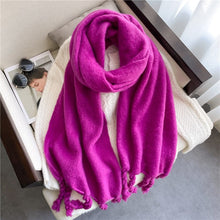 Load image into Gallery viewer, Cap Point WT68-1 Winnie Winter Wrap Thick Soft  Big Tassel Shawl Long Stole Scarf
