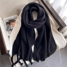 Load image into Gallery viewer, Cap Point WT68-13 Winnie Winter Wrap Thick Soft  Big Tassel Shawl Long Stole Scarf
