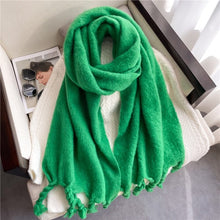 Load image into Gallery viewer, Cap Point WT68-3 Winnie Winter Wrap Thick Soft  Big Tassel Shawl Long Stole Scarf
