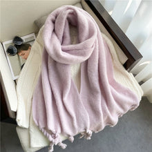 Load image into Gallery viewer, Cap Point WT68-6 Winnie Winter Wrap Thick Soft  Big Tassel Shawl Long Stole Scarf
