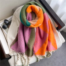 Load image into Gallery viewer, Cap Point WT69-2 Winnie Winter Wrap Thick Soft  Big Tassel Shawl Long Stole Scarf
