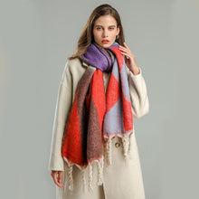 Load image into Gallery viewer, Cap Point WT69-3 Winnie Winter Wrap Thick Soft  Big Tassel Shawl Long Stole Scarf
