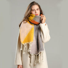 Load image into Gallery viewer, Cap Point WT69-8 Winnie Winter Wrap Thick Soft  Big Tassel Shawl Long Stole Scarf
