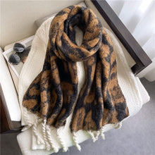 Load image into Gallery viewer, Cap Point WT70-3 Winnie Winter Wrap Thick Soft  Big Tassel Shawl Long Stole Scarf
