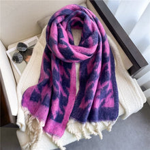 Load image into Gallery viewer, Cap Point WT71-13 Winnie Winter Wrap Thick Soft  Big Tassel Shawl Long Stole Scarf
