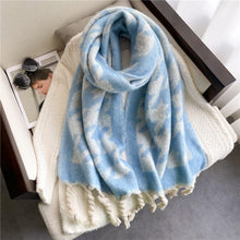 Load image into Gallery viewer, Cap Point WT71-3 Winnie Winter Wrap Thick Soft  Big Tassel Shawl Long Stole Scarf
