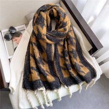 Load image into Gallery viewer, Cap Point WT71-4 Winnie Winter Wrap Thick Soft  Big Tassel Shawl Long Stole Scarf
