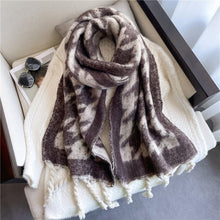 Load image into Gallery viewer, Cap Point WT71-7 Winnie Winter Wrap Thick Soft  Big Tassel Shawl Long Stole Scarf
