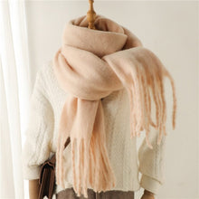 Load image into Gallery viewer, Cap Point WT77-2 Winnie Winter Wrap Thick Soft  Big Tassel Shawl Long Stole Scarf
