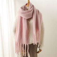 Load image into Gallery viewer, Cap Point WT77-3 Winnie Winter Wrap Thick Soft  Big Tassel Shawl Long Stole Scarf
