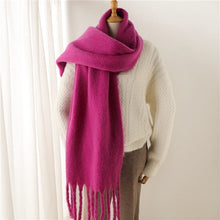 Load image into Gallery viewer, Cap Point WT77-6 Winnie Winter Wrap Thick Soft  Big Tassel Shawl Long Stole Scarf

