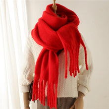 Load image into Gallery viewer, Cap Point WT77-7 Winnie Winter Wrap Thick Soft  Big Tassel Shawl Long Stole Scarf
