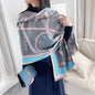 Cap Point WY-Y18-5 Winnie Winter Cashmere Decoration Thick Foulard Blanket Wrap Scarf