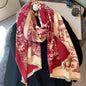 Cap Point WY-YX32-3 Winnie Winter Cashmere Decoration Thick Foulard Blanket Wrap Scarf