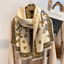 Load image into Gallery viewer, Cap Point WYT284-2 Winnie Winter Cashmere Decoration Thick Foulard Blanket Wrap Scarf
