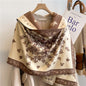 Cap Point WYT284-3 Winnie Winter Cashmere Decoration Thick Foulard Blanket Wrap Scarf