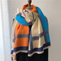 Cap Point WYT286-1 Winnie Winter Cashmere Decoration Thick Foulard Blanket Wrap Scarf