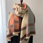 Cap Point WYT286-4 Winnie Winter Cashmere Decoration Thick Foulard Blanket Wrap Scarf