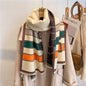 Cap Point WYT327-3 Winnie Winter Cashmere Decoration Thick Foulard Blanket Wrap Scarf