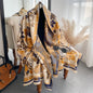 Cap Point WYT345-1 Winnie Winter Cashmere Decoration Thick Foulard Blanket Wrap Scarf
