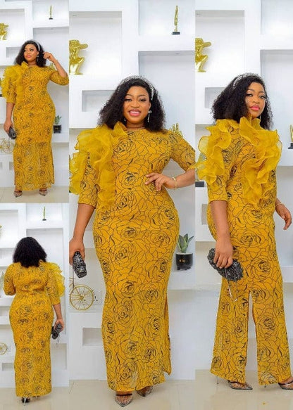 Cap Point Yellow / 14 Cap Point Elegant Jemima Dress