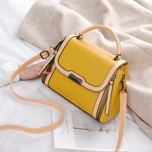 Cap Point Yellow / 20-30cm New Fashion  Style Hit Color Trendy Handbag