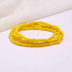 Cap Point yellow Charlene Vintage Bead Waistband Waist Chains