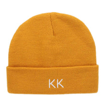 Load image into Gallery viewer, Cap Point Yellow Davis Embroidered Warm Winter Hat
