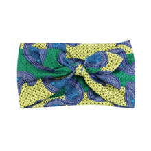 Charger l&#39;image dans la galerie, Cap Point Yellow green African Print Stretch Bandana
