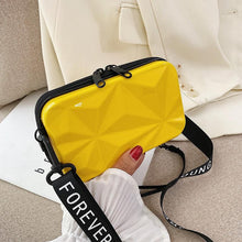 Load image into Gallery viewer, Cap Point Yellow / One size Luxury New Suitcase Shape  Fashion Mini Bag
