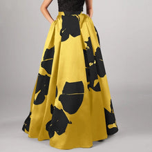 Load image into Gallery viewer, Cap Point yellow / S Bohemian High Waist Oversize Bottom Maxi Skirt
