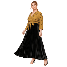 Load image into Gallery viewer, Cap Point Yellow / XL Eliane Elegant casual oversized maxi party dress

